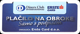 Diners Club  - nakup na obroke